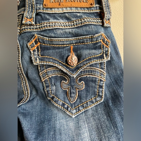 ROCK REVIVAL JEANS - Vintage. Straight leg / low rise. - Picture 4 of 9